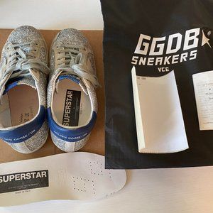 Golden Goose Superstar Glitter Fabric Sneakers